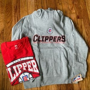 LA Clippers NBA youth hoodie & t-shirt